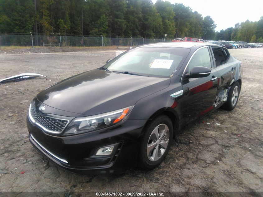 2014 KIA OPTIMA HYBRID LX KNAGM4AD7E5063082