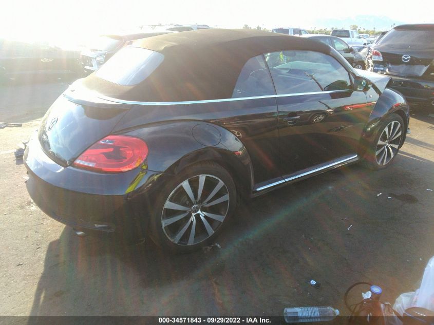 2015 VOLKSWAGEN BEETLE CONVERTIBLE 2.0T R-LINE W/SOUND/NAV 3VW7T7AT2FM800406