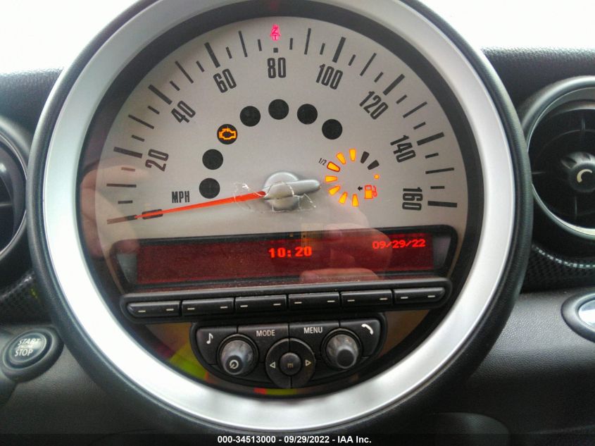 2013 MINI COOPER COUPE S WMWSX3C57DT466314