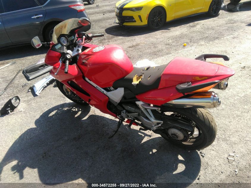 2002 HONDA VFR800 JH2RC46162M400055