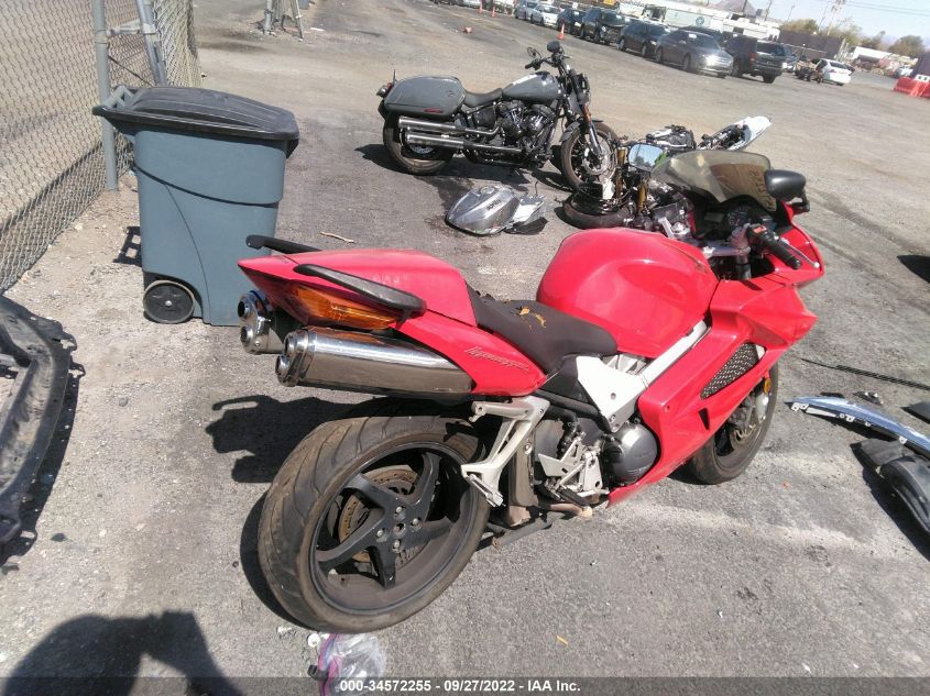 2002 HONDA VFR800 JH2RC46162M400055