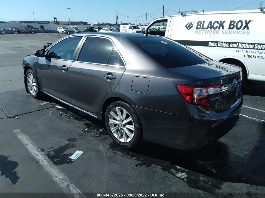 2013 TOYOTA CAMRY HYBRID LE/XLE 4T1BD1FK3DU074812