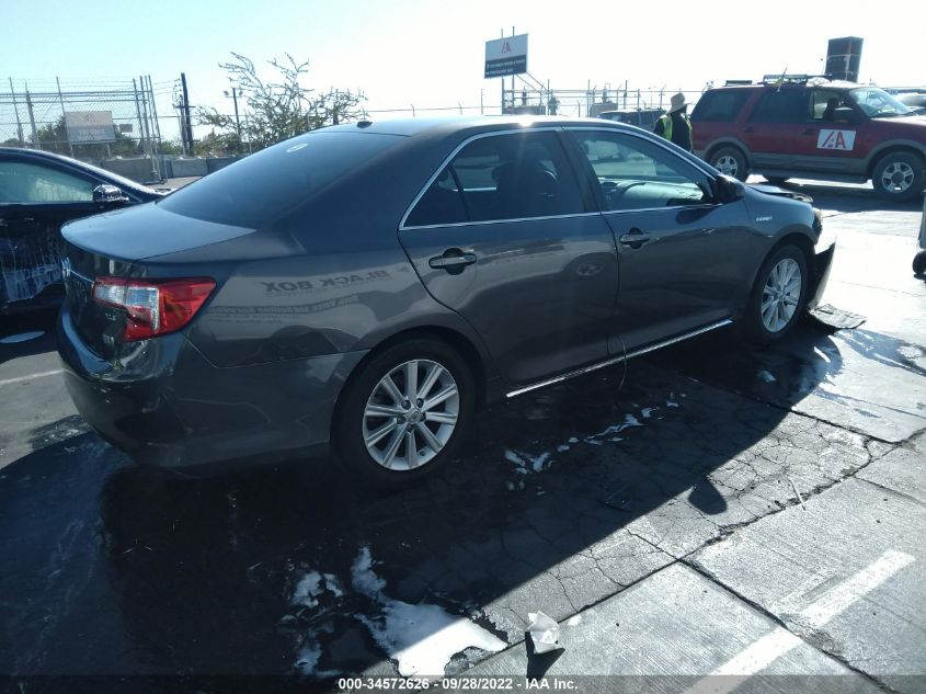 2013 TOYOTA CAMRY HYBRID LE/XLE 4T1BD1FK3DU074812