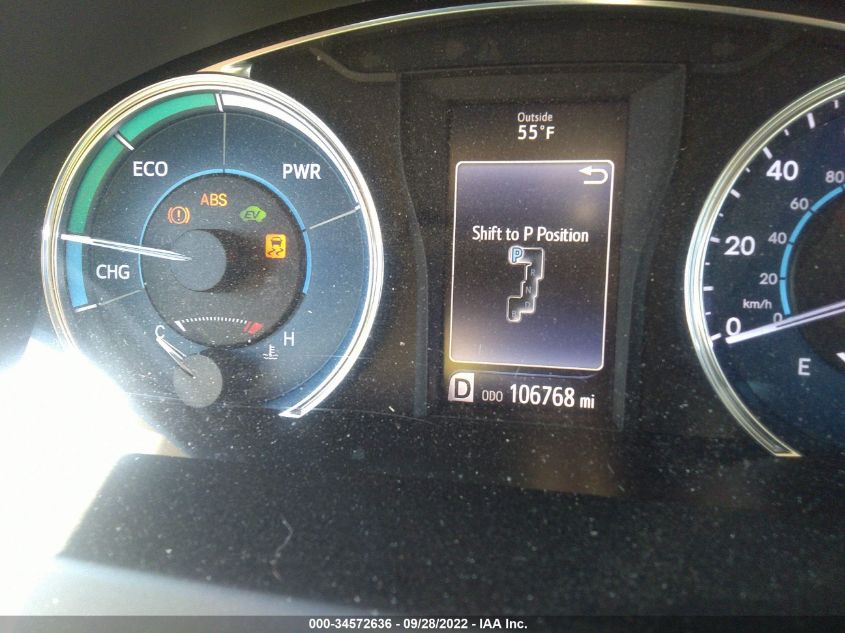 2016 TOYOTA CAMRY HYBRID LE/XLE/SE 4T1BD1FK4GU188998