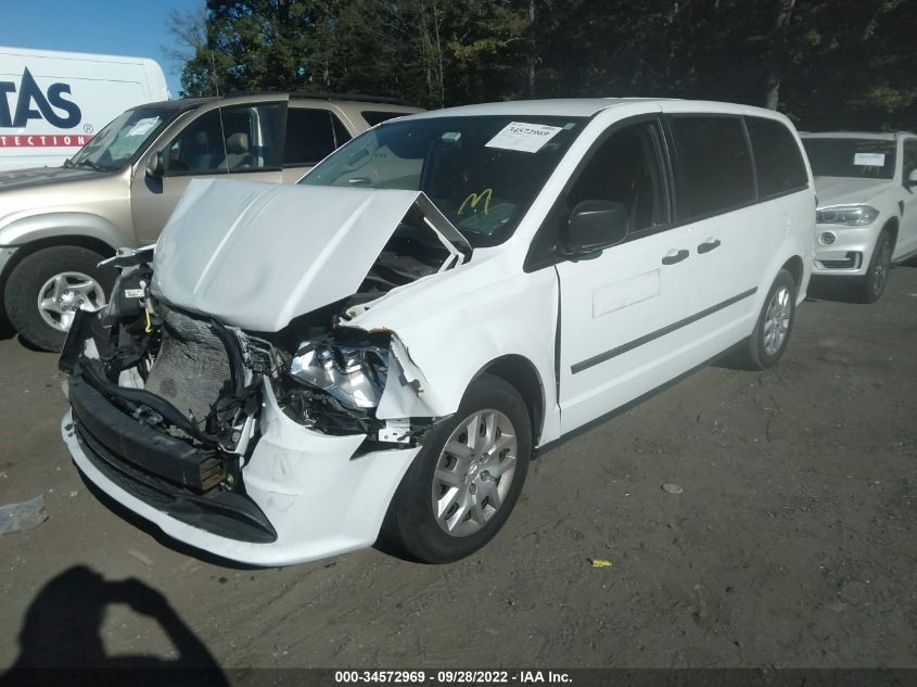 2014 RAM CARGO VAN TRADESMAN 2C4JRGAGXER428606