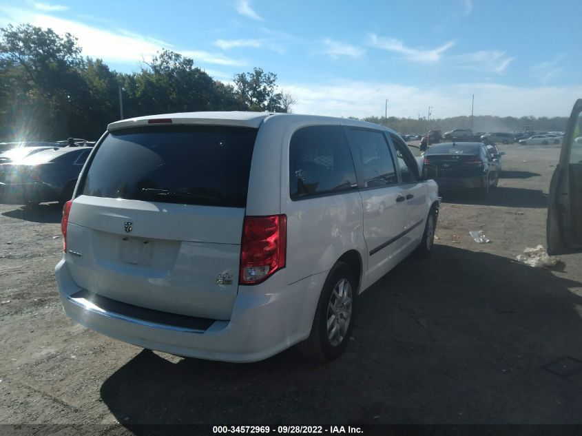 2014 RAM CARGO VAN TRADESMAN 2C4JRGAGXER428606