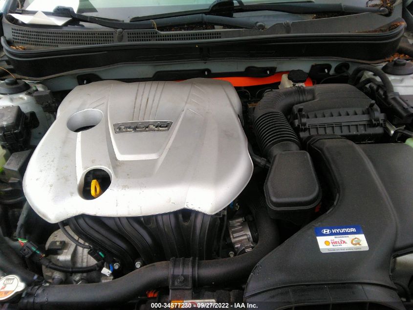 2013 HYUNDAI SONATA HYBRID KMHEC4A4XDA078092