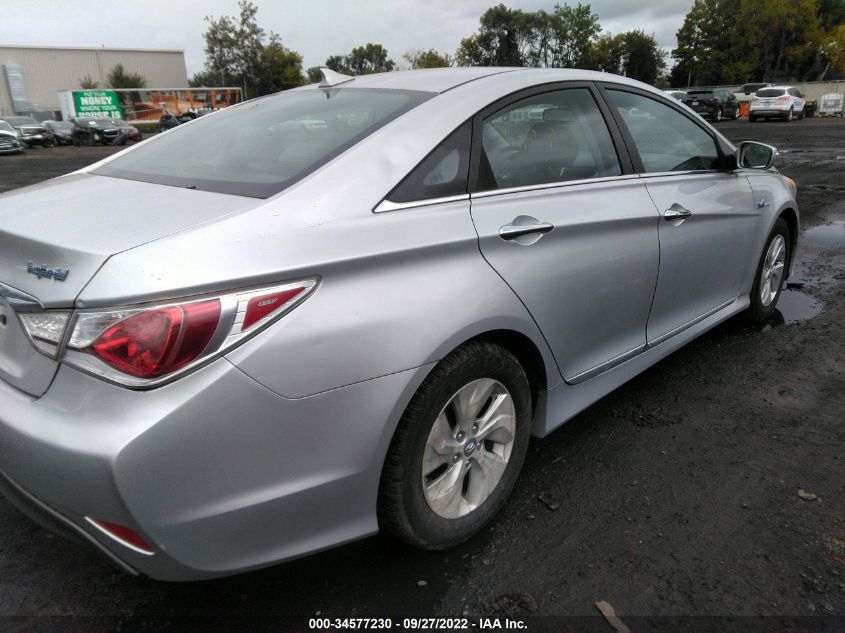 2013 HYUNDAI SONATA HYBRID KMHEC4A4XDA078092