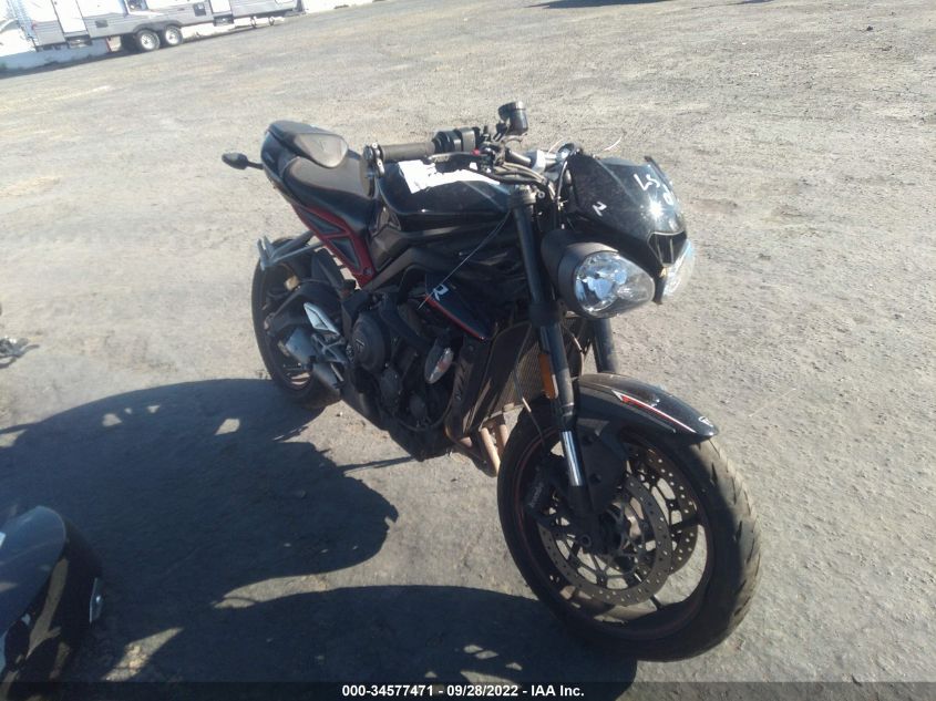 2018 TRIUMPH MOTORCYCLE STREET TRIPLE R SMTA414D1JT836753