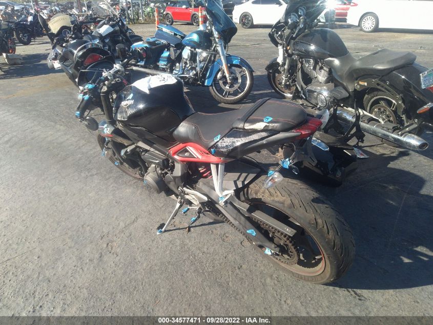 2018 TRIUMPH MOTORCYCLE STREET TRIPLE R SMTA414D1JT836753