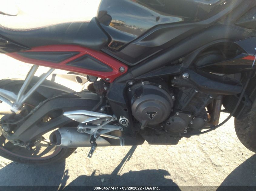 2018 TRIUMPH MOTORCYCLE STREET TRIPLE R SMTA414D1JT836753