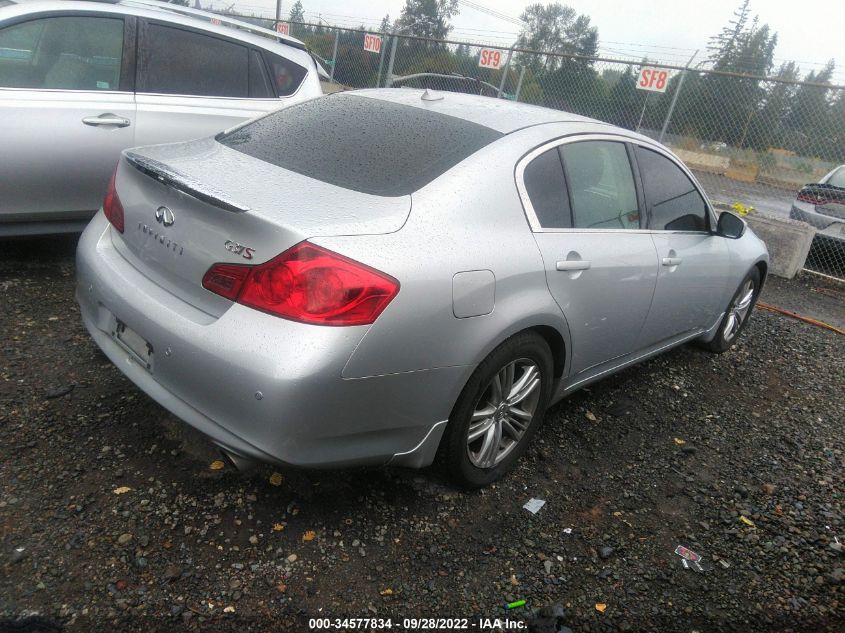 2013 INFINITI G37 SEDAN JOURNEY JN1CV6AP5DM720814