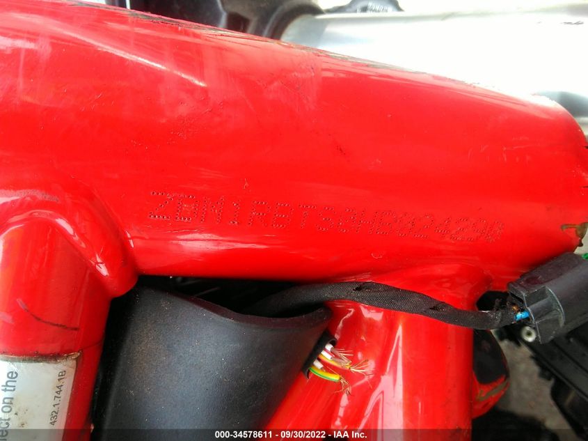 2017 DUCATI MONSTER 821 ZDM1RBTS0HB024290