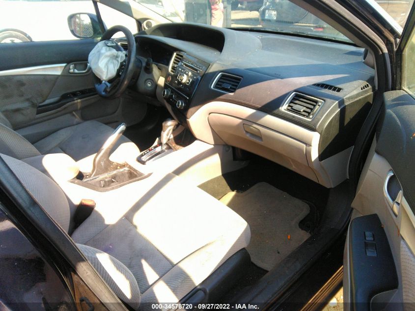 2013 HONDA CIVIC HYBRID 19XFB4F20DE202693