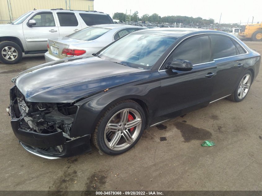 2013 AUDI A8 L 4.0L WAUR2AFDXDN033255