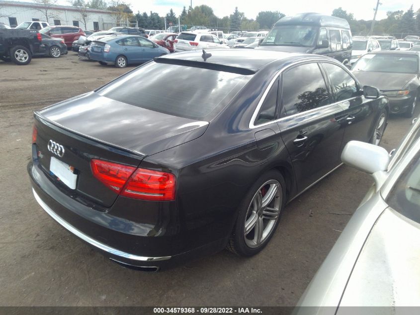2013 AUDI A8 L 4.0L WAUR2AFDXDN033255