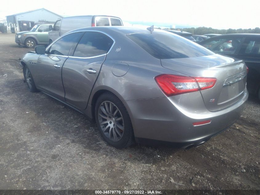 2014 MASERATI GHIBLI S Q4 ZAM57RTA0E1091620