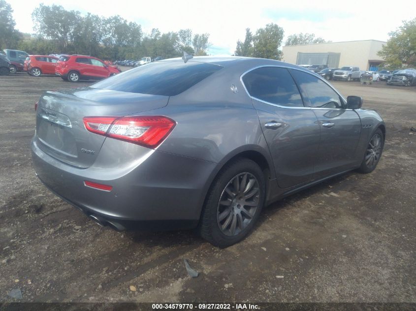 2014 MASERATI GHIBLI S Q4 ZAM57RTA0E1091620
