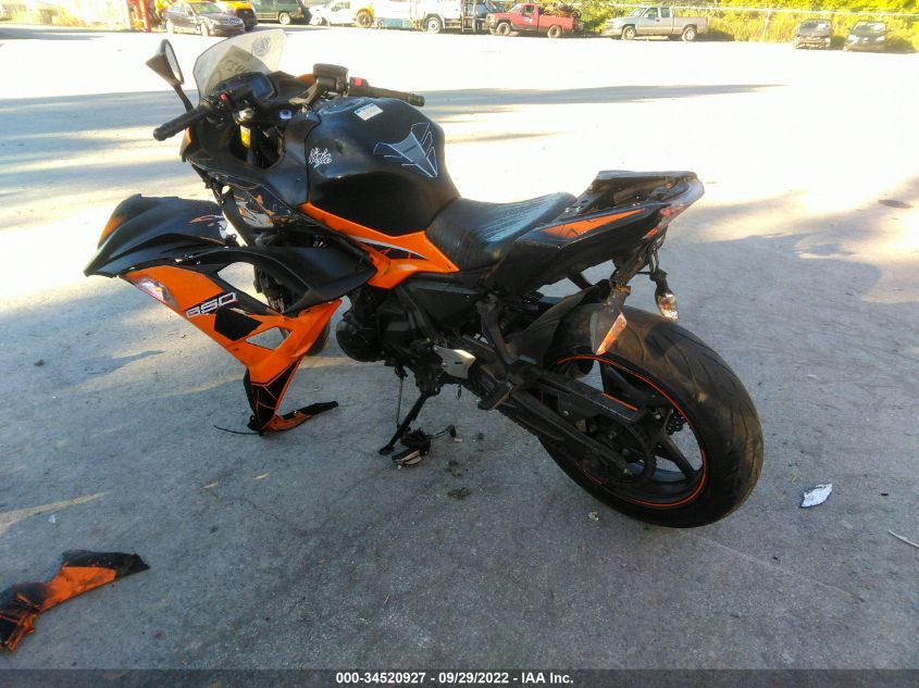 2019 KAWASAKI EX650 F JKAEXEK17KDA34062