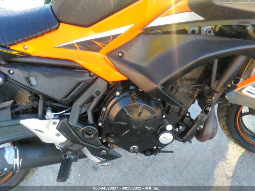 2019 KAWASAKI EX650 F JKAEXEK17KDA34062