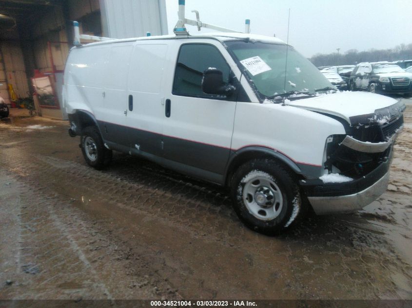 2015 CHEVROLET EXPRESS CARGO VAN - 1GCWGFCF8F1196992