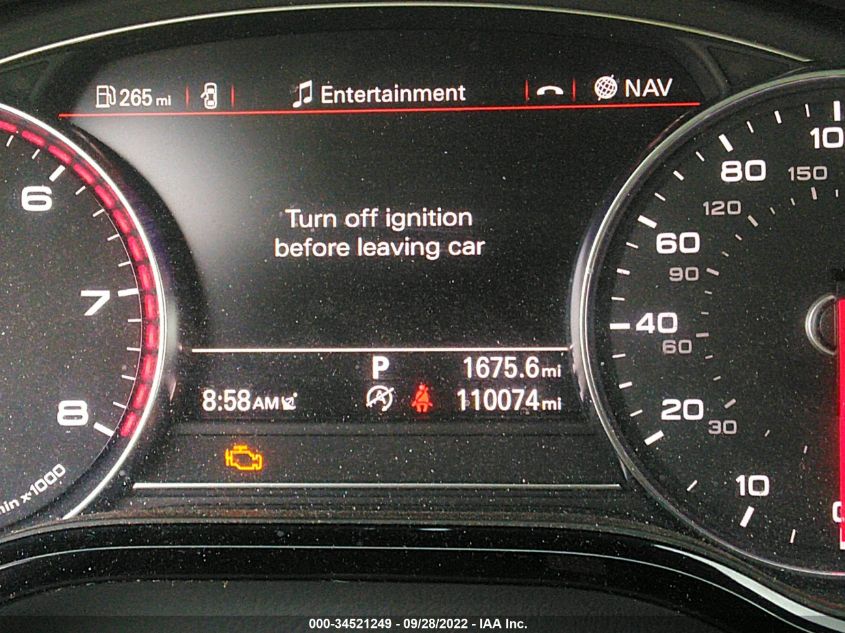 2013 AUDI A8 L 4.0L WAUR2AFD8DN014705