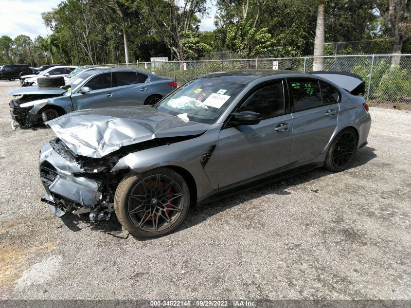 2022 BMW M3 COMPETITION XDRIVE WBS43AY08NFM00663