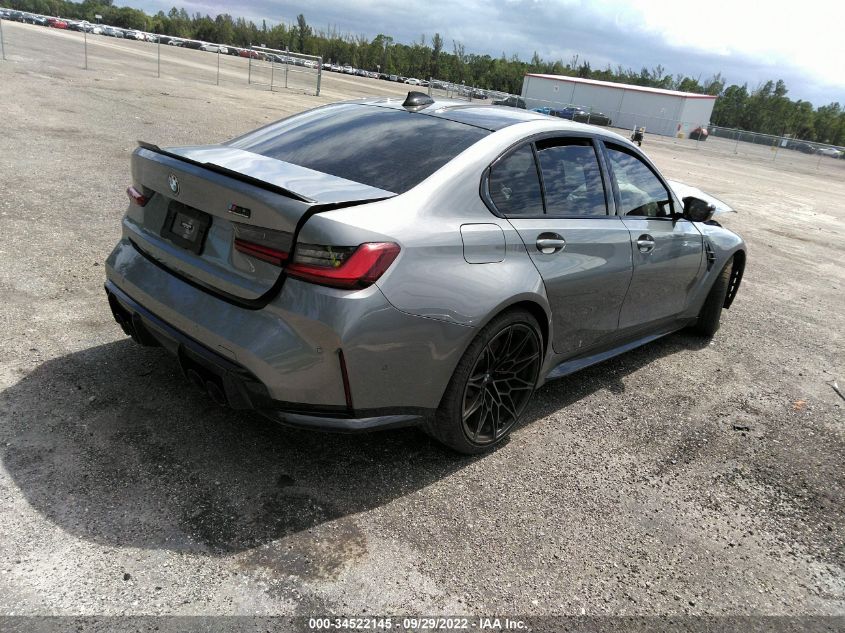 2022 BMW M3 COMPETITION XDRIVE WBS43AY08NFM00663