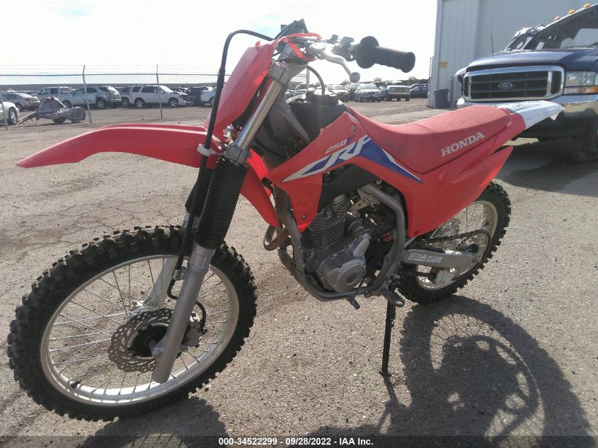 2022 HONDA CRF250 F 9C2ME1344NR401295