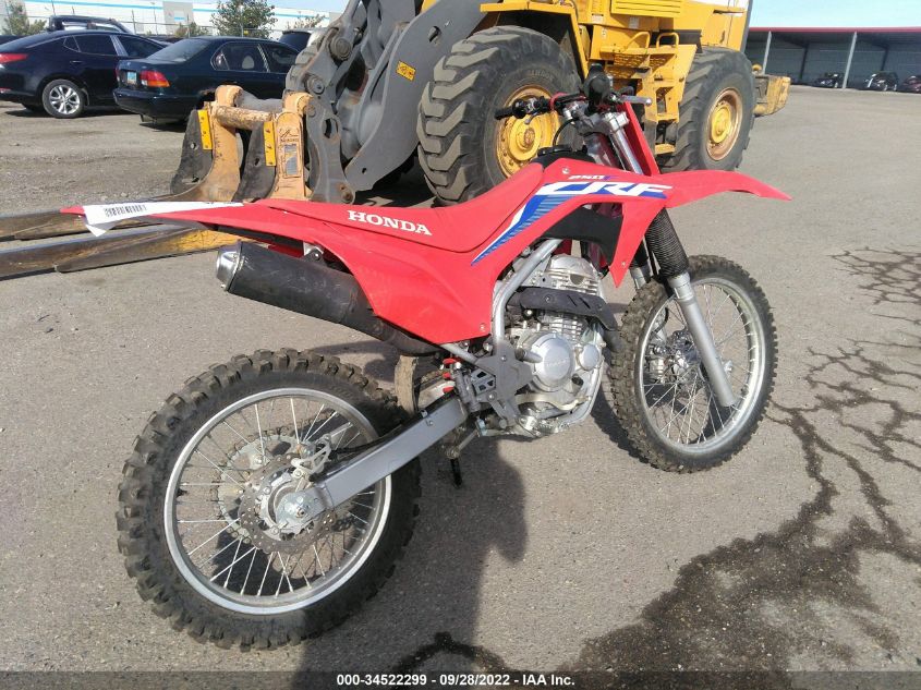 2022 HONDA CRF250 F 9C2ME1344NR401295