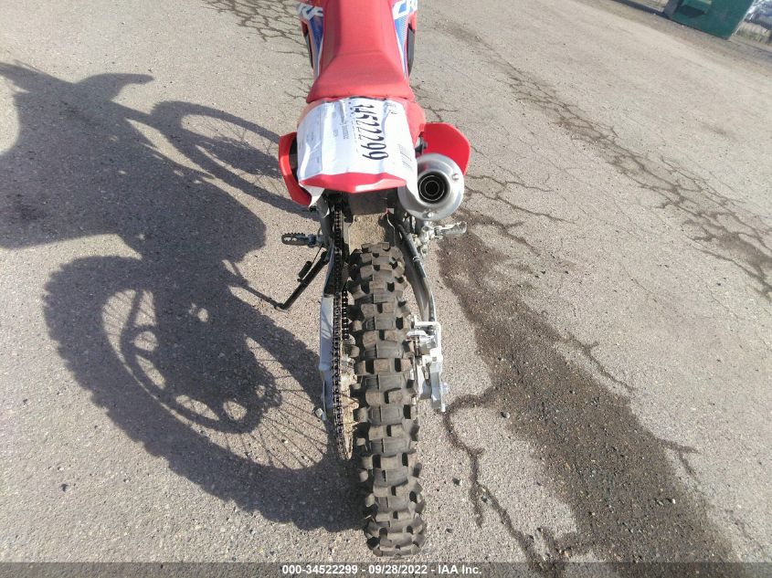 2022 HONDA CRF250 F 9C2ME1344NR401295