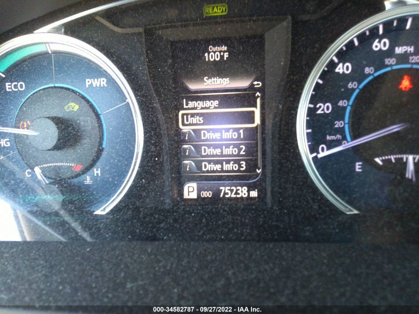 2015 TOYOTA CAMRY HYBRID LE/XLE/SE 4T1BD1FK0FU171873