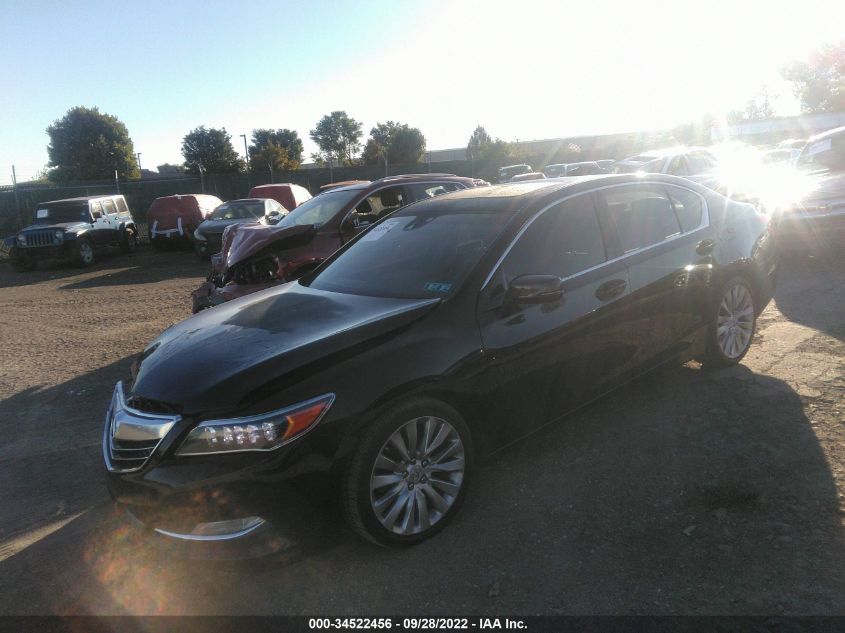 2014 ACURA RLX TECH PKG JH4KC1F51EC001235