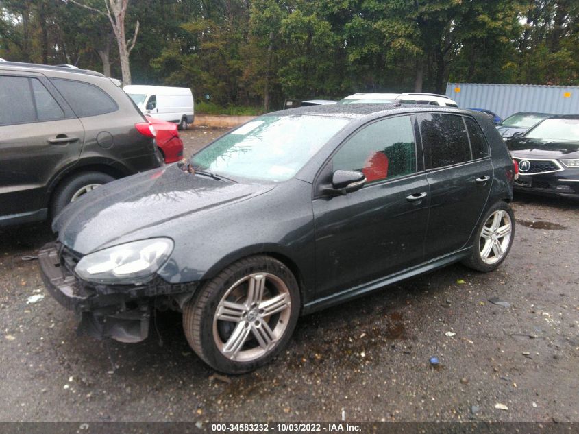 2013 VOLKSWAGEN GOLF R W/SUNROOF & NAVI WVWPF7AJ2DW057526
