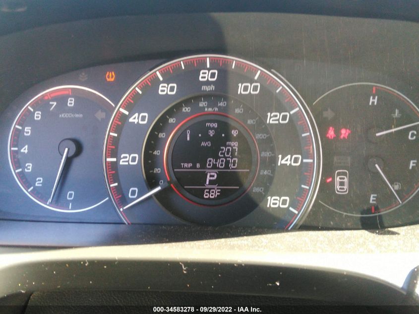 2013 HONDA ACCORD CPE EX-L 1HGCT2B81DA004837