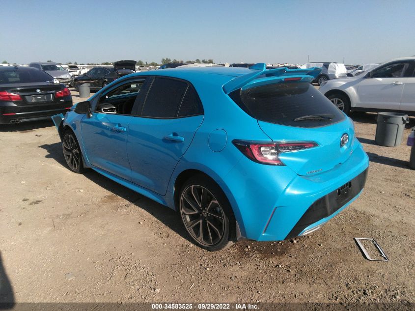 2022 TOYOTA COROLLA HATCHBACK XSE JTNA4MBE1N3158180