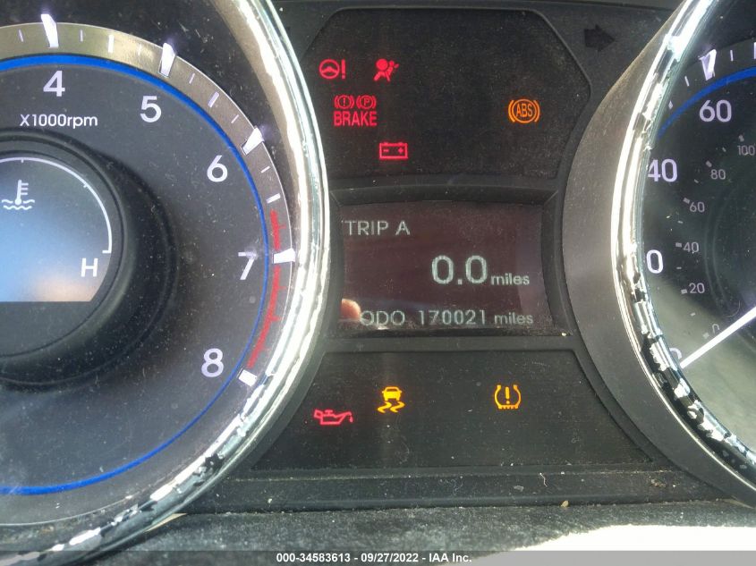 2014 HYUNDAI SONATA GLS 5NPEB4AC9EH852227