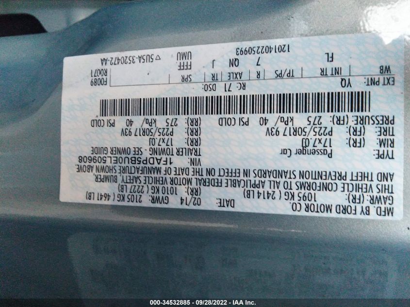 2014 FORD C-MAX SEL 1FADP5BU0EL509608