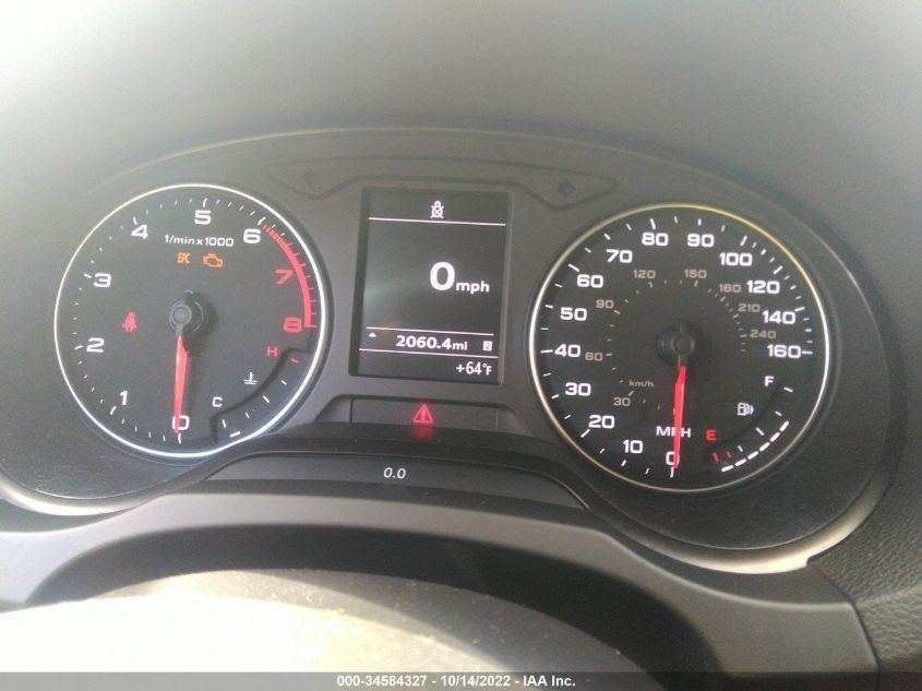 2015 AUDI S3/A3 2.0T PREMIUM WAUBFGFF9F1076179