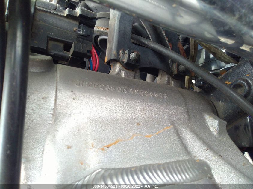 2004 HONDA CBR600 F4 JH2PC350X4M500513