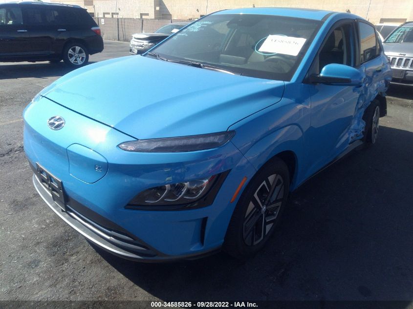 2022 HYUNDAI KONA ELECTRIC LIMITED KM8K53AG5NU136692