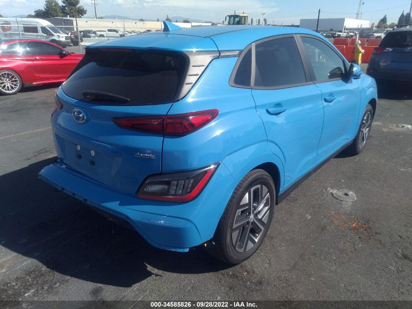 2022 HYUNDAI KONA ELECTRIC LIMITED KM8K53AG5NU136692