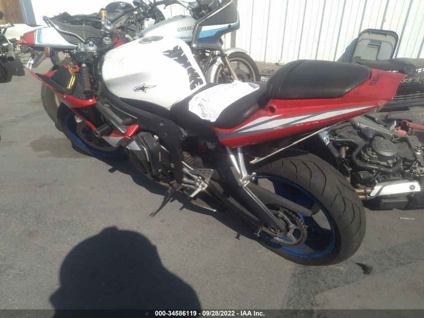 2007 YAMAHA YZFR6 S JYARJ06Y57A007060