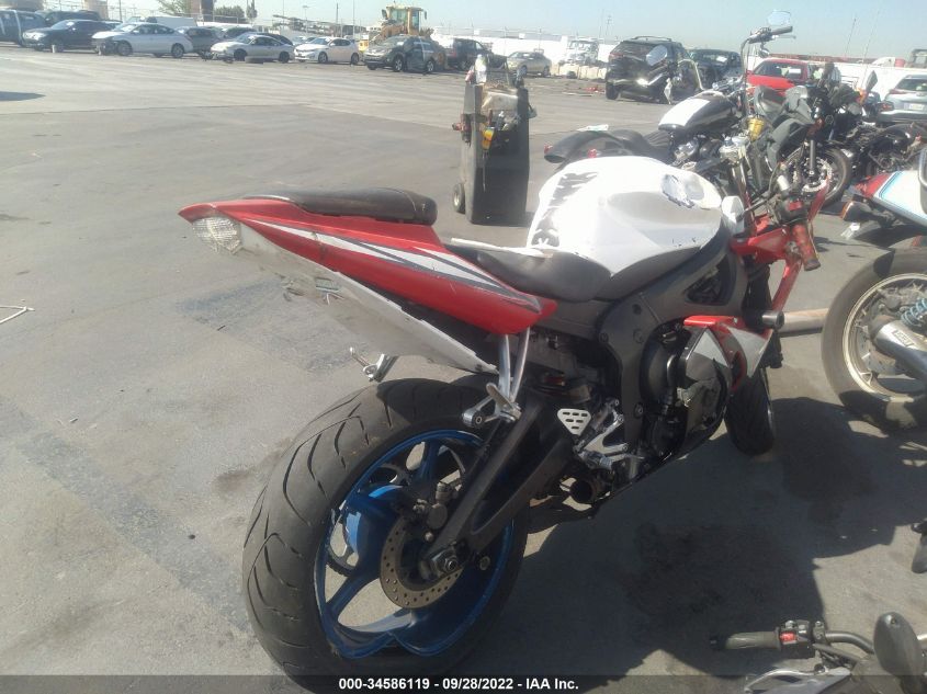 2007 YAMAHA YZFR6 S JYARJ06Y57A007060