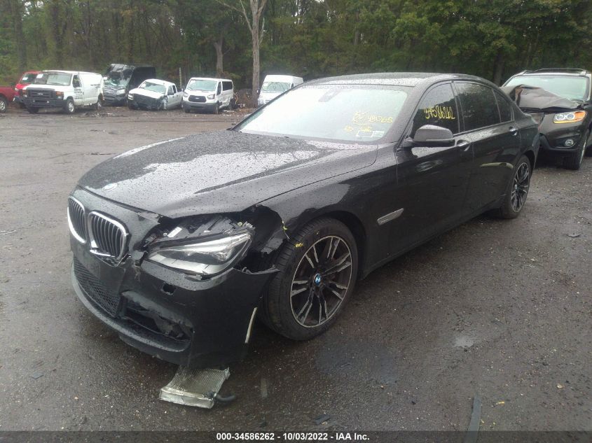 2013 BMW 7 SERIES 750LI XDRIVE WBAYF8C50DD140133
