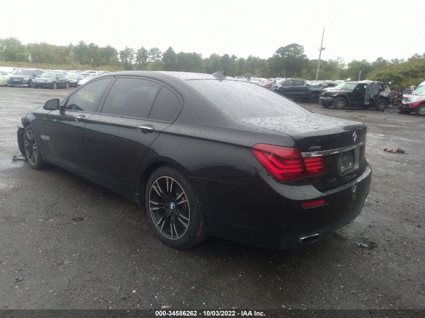 2013 BMW 7 SERIES 750LI XDRIVE WBAYF8C50DD140133
