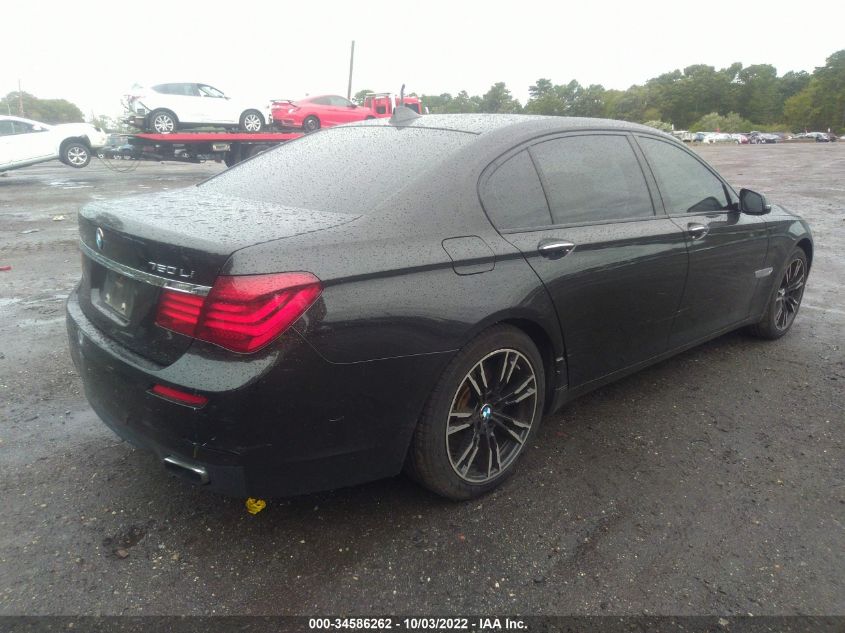 2013 BMW 7 SERIES 750LI XDRIVE WBAYF8C50DD140133