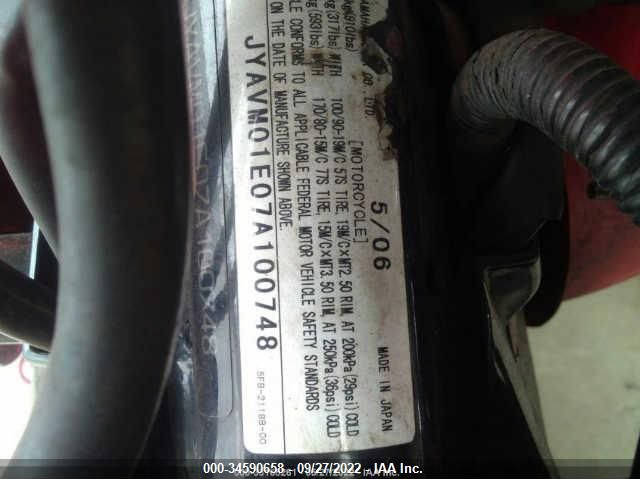 2007 YAMAHA XVS650 - JYAVM01E07A100748
