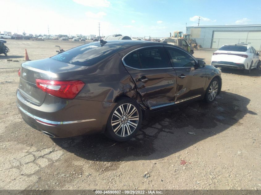 2014 KIA CADENZA PREMIUM KNALN4D76E5124715
