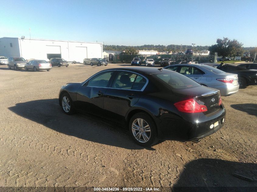 2013 INFINITI G37 SEDAN X JN1CV6AR0DM357520